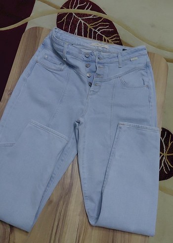 Mavi Jeans Acik Mavi Yuksek Bel Denim Jean