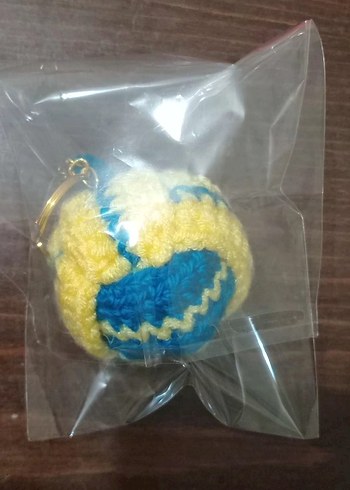 Renkli Sarı top anahtarılik - Görsel 2