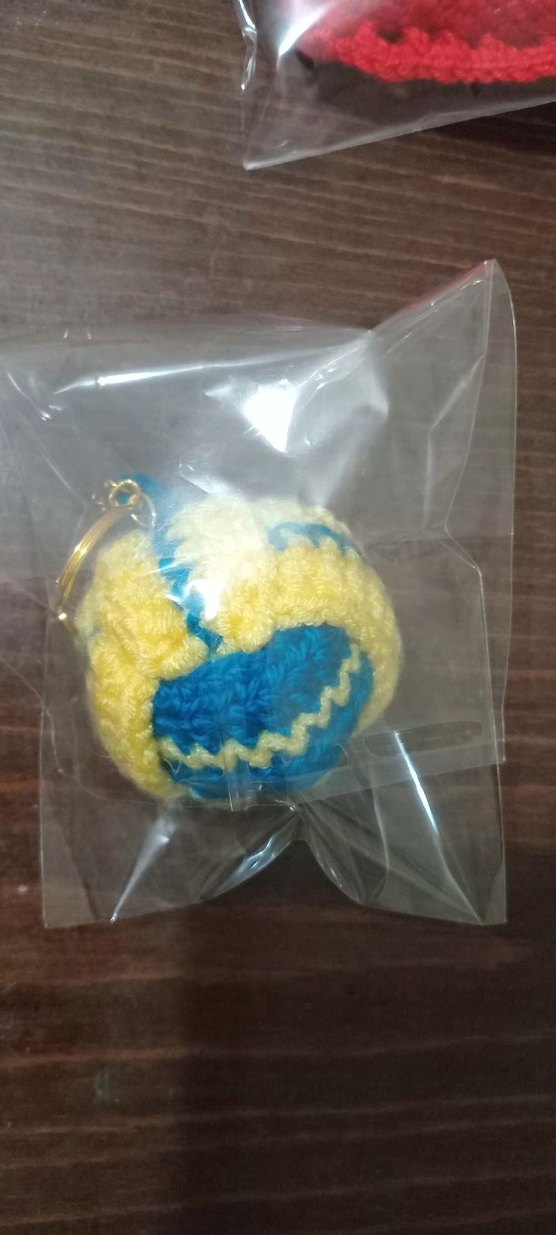 Renkli Sarı top anahtarılik - Görsel 2