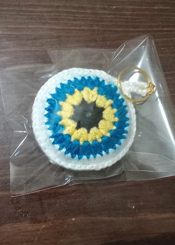 Bohem Tarzı Püsküllü Ayıcık Anahtarlık - Görsel 12