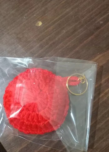 Renkli Püsküllü Kadın Anahtarlık - Görsel 2