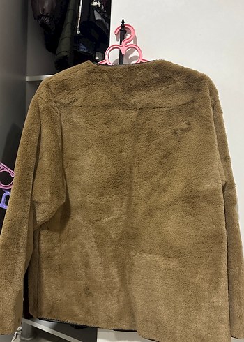 Kahverengi Süet Kadın Ceket - Görsel 3