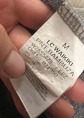 LC Waikiki Gri Rahat Kesim Kadın Eşofman Altı