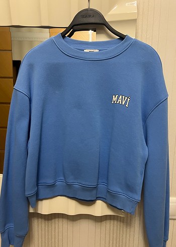 Mavi Kadın Rahat Sweatshirt