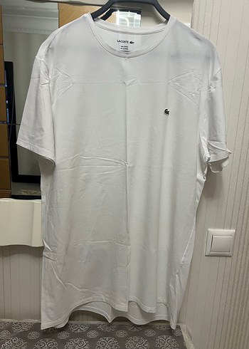 Lacoste Erkek Beyaz Basic Tişört
