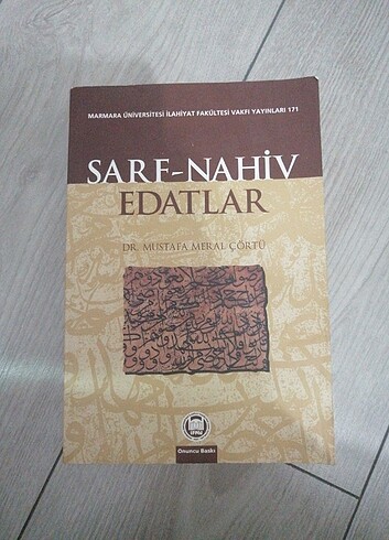 Kitap |Sarf Nahiv Edatlar