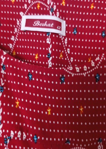 xl Beden Uzun Bordo Bohem Batik Desenli Elbise
