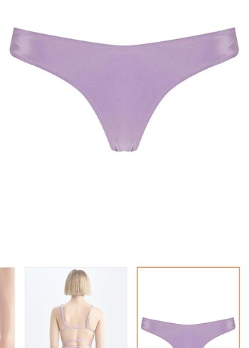 Mor Bikini Altı