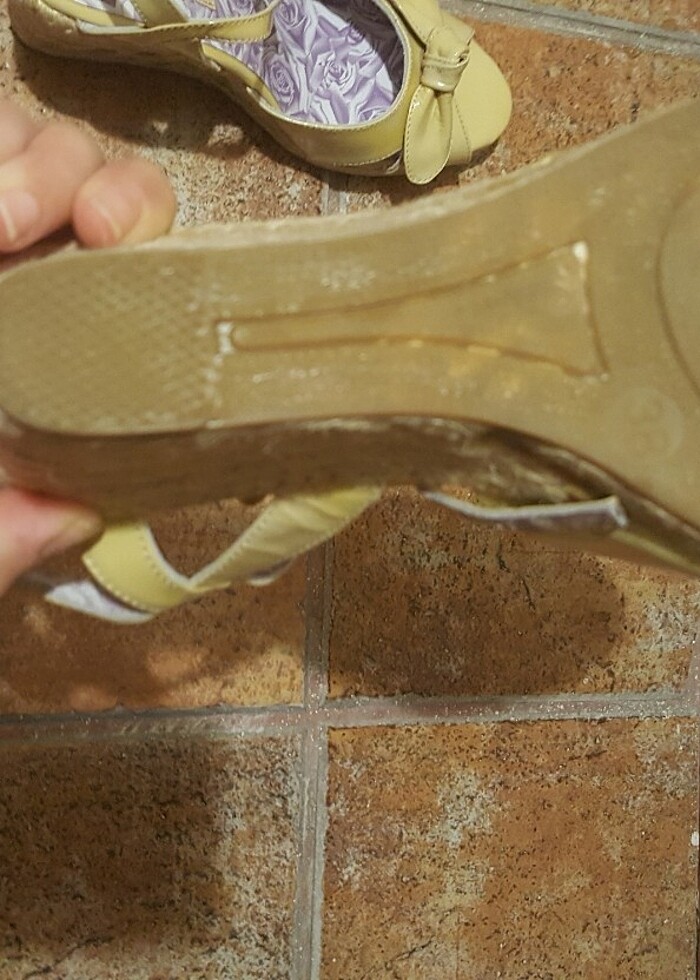 Elle Dolgu Topuklu Sandalet - Görsel 3