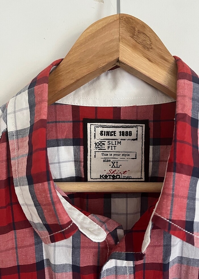 Koton Kısa Kollu Erkek Gömlek - Görsel 3