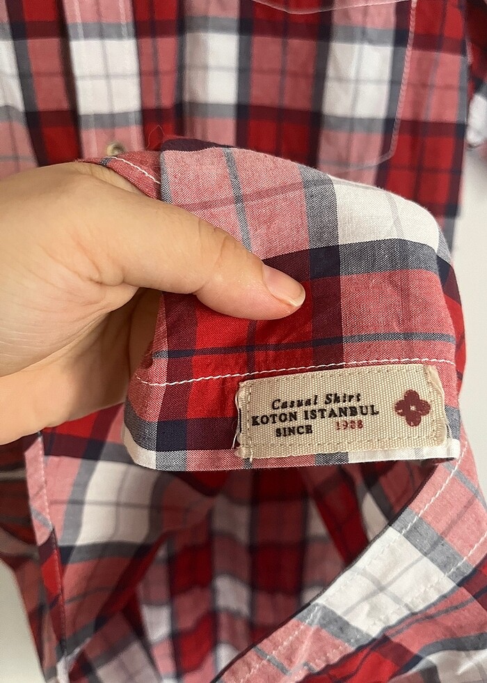 Koton Kısa Kollu Erkek Gömlek - Görsel 4