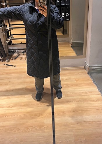 Uniqlo Kaz Tüyü Uzun Mont - Görsel 7