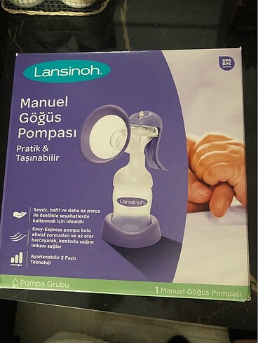 Lansinoh manuel göğüs pompası
