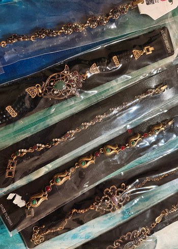 Altın Renkli Boncuklu Bohem Kadın Bileklik - Görsel 4