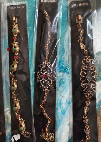 Altın Renkli Boncuklu Bohem Kadın Bileklik - Görsel 2