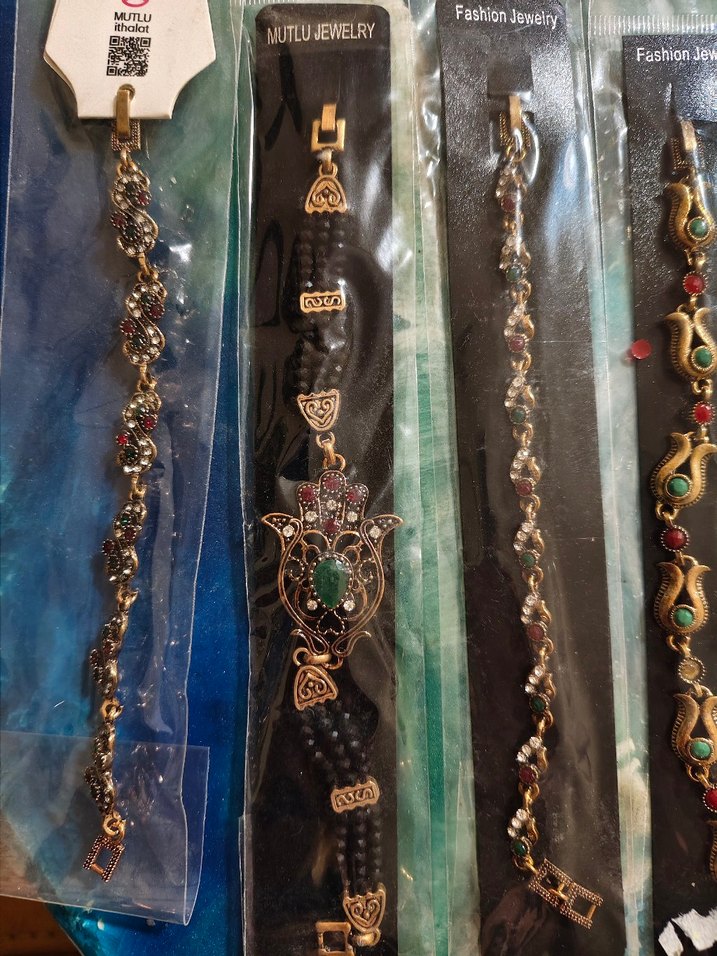 Altın Renkli Boncuklu Bohem Kadın Bileklik - Görsel 3