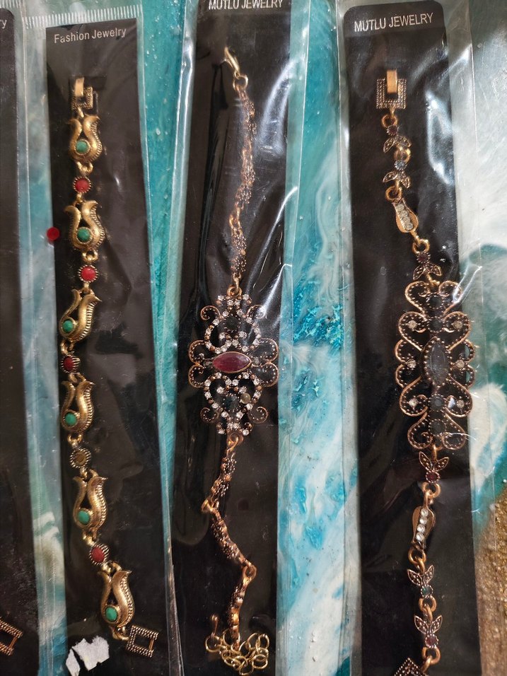 Altın Renkli Boncuklu Bohem Kadın Bileklik - Görsel 2