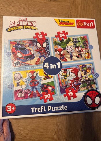 Trefl Marvel Spidey 4'ü 1 Arada Çocuk Puzzle