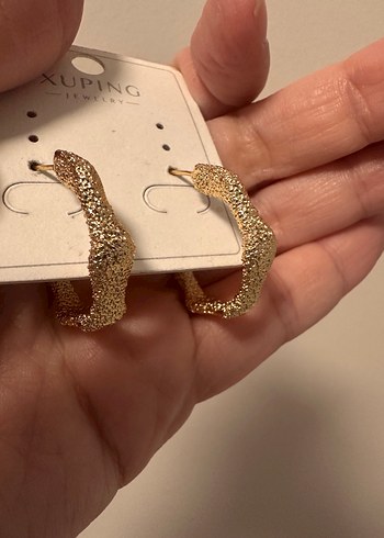  Beden Xuping rose gold küpe