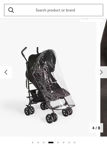 9- 36 kg Beden John Lewis Baston Bebek Arabası