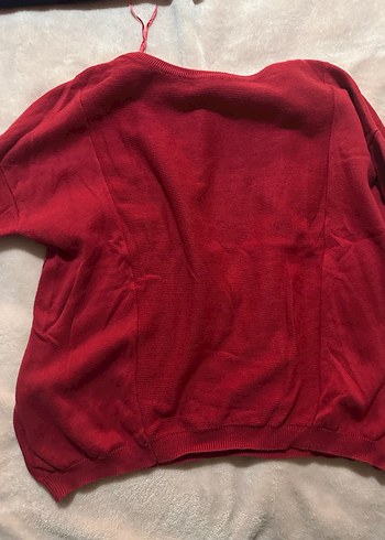 Kırmızı Mango Kadın Triko Kazak - Görsel 3