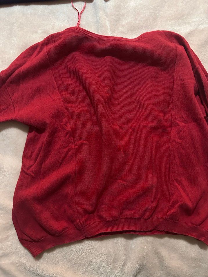 Kırmızı Mango Kadın Triko Kazak - Görsel 3