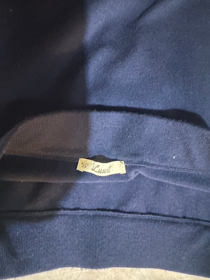 Lacivert Pilili Midi Etek - Görsel 5