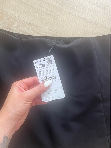 s Beden siyah Renk Stradivarius şort etek
