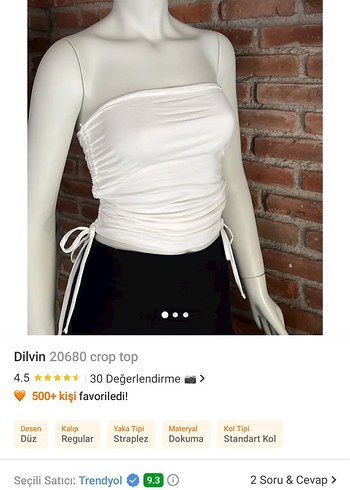 beyaz straplez bluz