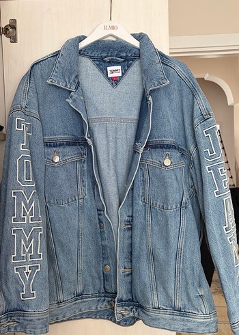 Tommy Hilfiger Tommy Jeans Acik Mavi Denim Ceket