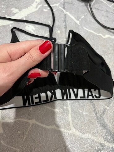 m Beden siyah Renk Calvin Klein bikini üstü