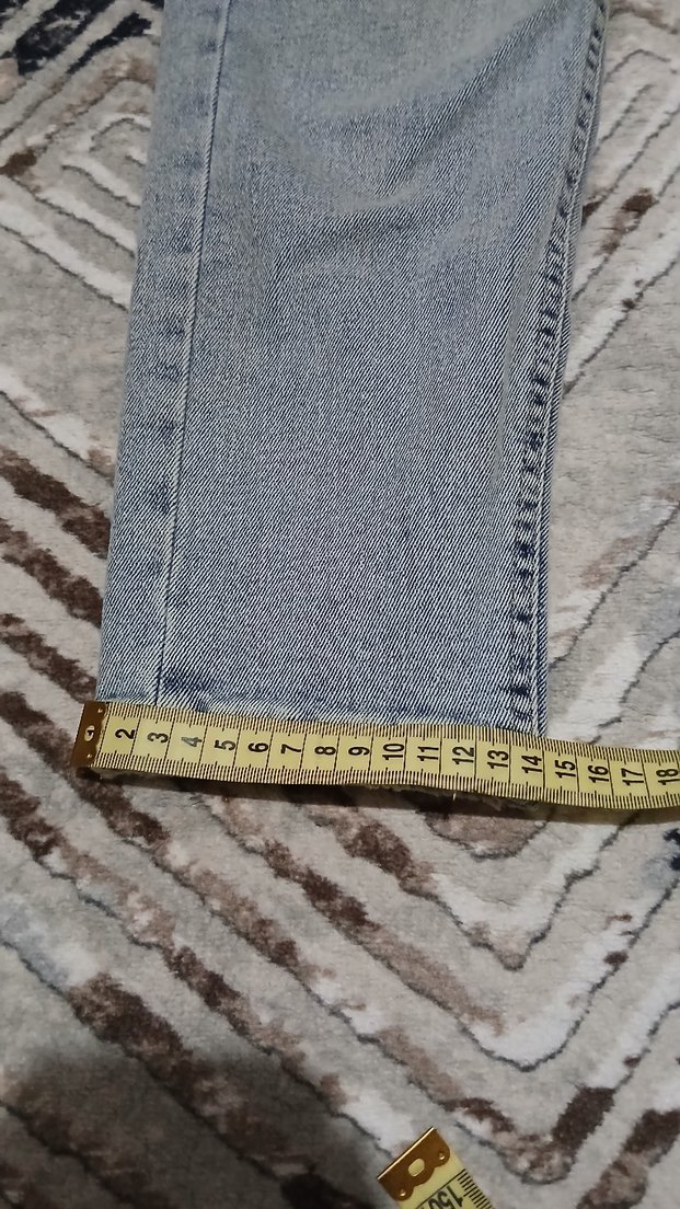 yüksek bel açık mavi slim fit jean — görsel 8/9