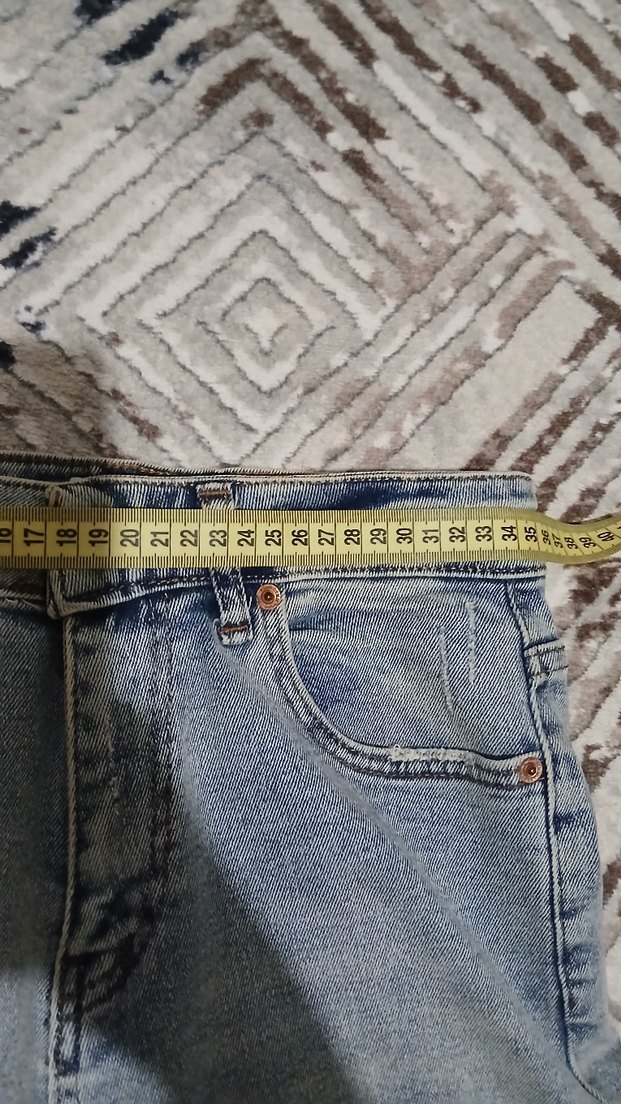 yüksek bel açık mavi slim fit jean — görsel 5/9