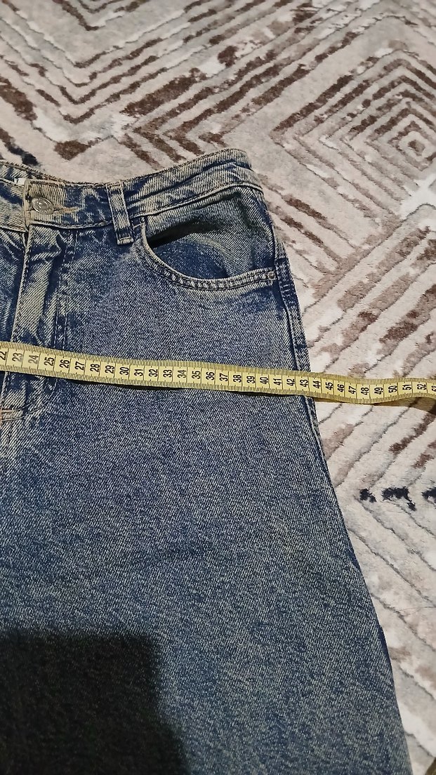 y2k streetwear mavi kargo jean — görsel 7/11