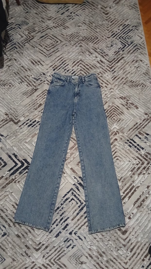 y2k streetwear mavi kargo jean — görsel 2/11