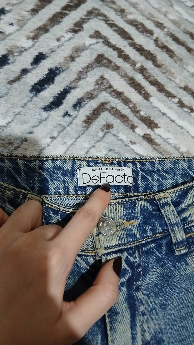 y2k streetwear mavi kargo jean — görsel 4/11