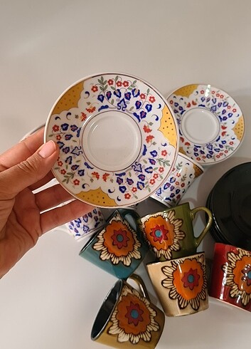 Kütahya Porselen 6 adet kahve fincan takım