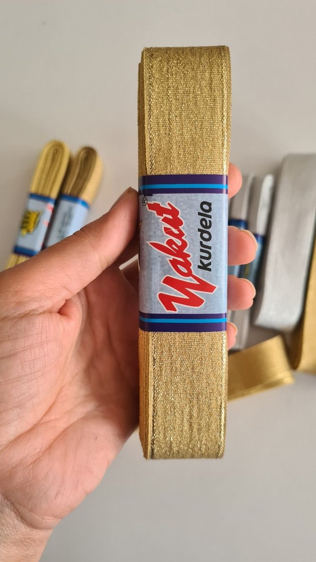 13adet Altın ve gumuş kurdele - Görsel 5