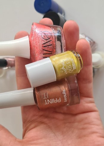 18adet Çok Renkli Oje - Görsel 6