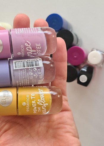 18adet Çok Renkli Oje - Görsel 4