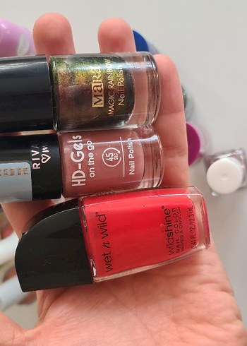 18adet Çok Renkli Oje - Görsel 3