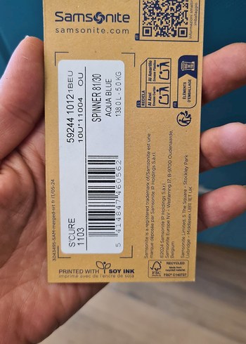 samsonite Turkuaz  Valiz - Görsel 3