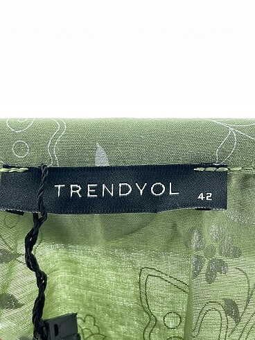 42 Beden yeşil Renk Trendyol & Milla Kısa Elbise %70 İndirimli.