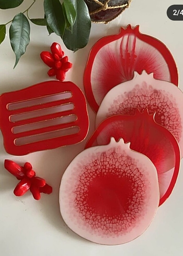 EPOKSI DÖRTLÜ BARDAK ALTLIĞI - Görsel 3