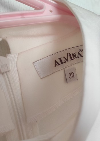 Uzun Kollu Beyaz Kadın Tunik - Görsel 3