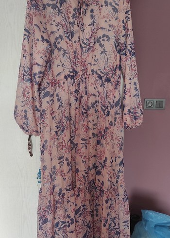 Şifon elbise - Görsel 3