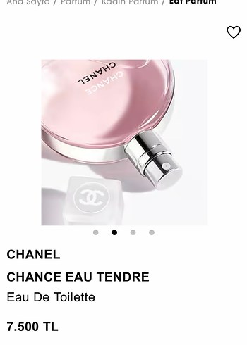 Chanel Chance Eau Tendre Kadın Parfümü 50 ml