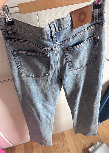 Maje Maje marka Payet İşlemeli Salaş Denim Pantolon