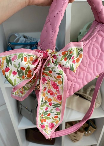 LC Waikiki Pembe Fiyonklu Bohem Kadın Çanta