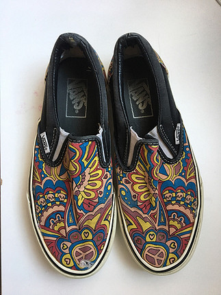 Desenli vans ayakkabı